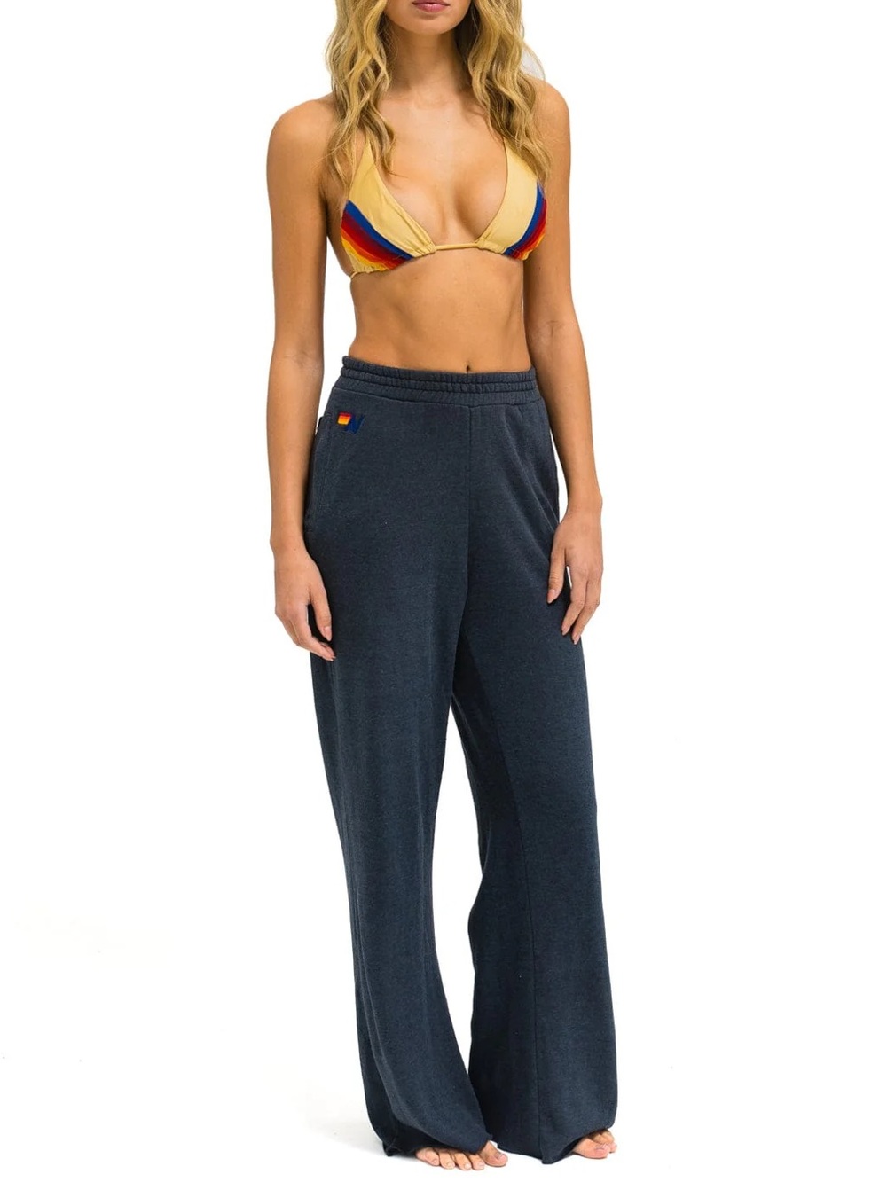Aviator Nation Wide Leg Pocket Sweatpants - Size Medium